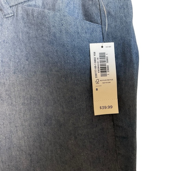 Old Navy Women's Blue Ankle Pants - Picture 3 of 9